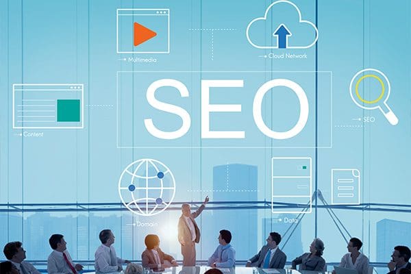 "Local SEO services - Cheenti's expert team optimizing a business for better search engine visibility in local search results."